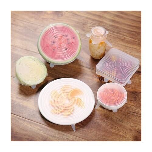 90pcs Silicone Stretch Lids Universal Lid Silicone Bowl Pot Lid Silicone Cover Pan Cooking Food Fresh Cover Microwave Cover