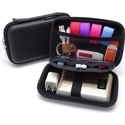 PU Hard shell Travel Case bag Electronic Devices for GPS, MP3 Portable hard drive Disk