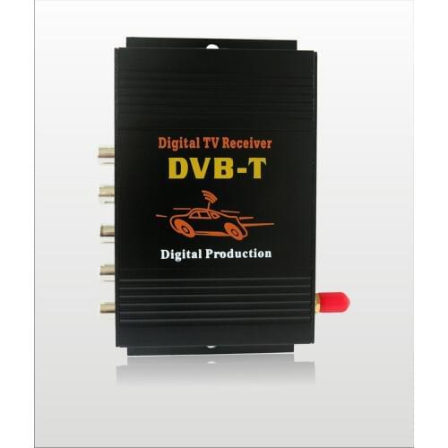 DVB-T with Single Antenna Digital TV Receiver MPEG-4 for Car Monitors GPS DVD