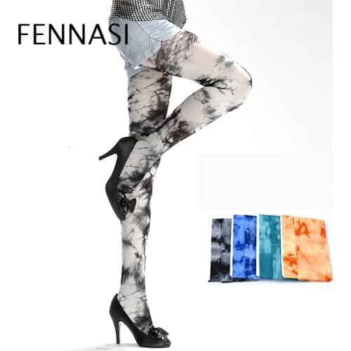 FENNASI Womens Thick Warm Nylon Tights Sexy Woman Pantyhose Solid Color Printed Warm Pants Slim Sexy Womens tTights
