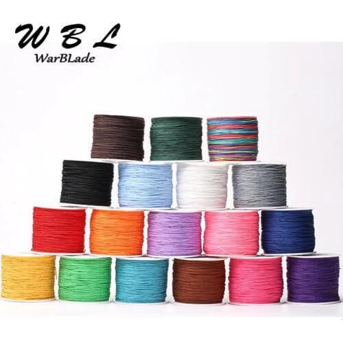 100M Cotton Cord 0.8mm 1mm 1.5mm Nylon Cord Thread Chinese Knot Macrame Cord String DIY Beading Braided Bracelet Jewelry Making