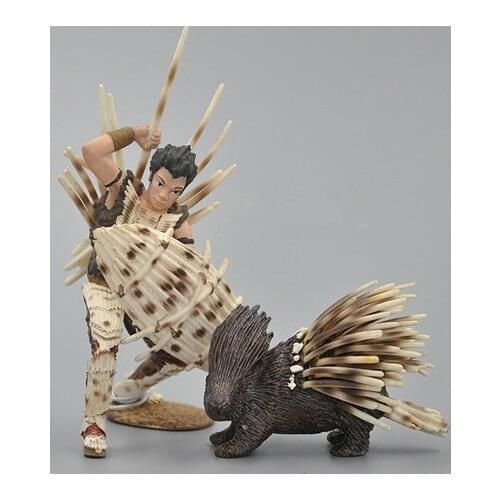 Pvc figure toy model Porcupine and Warrior