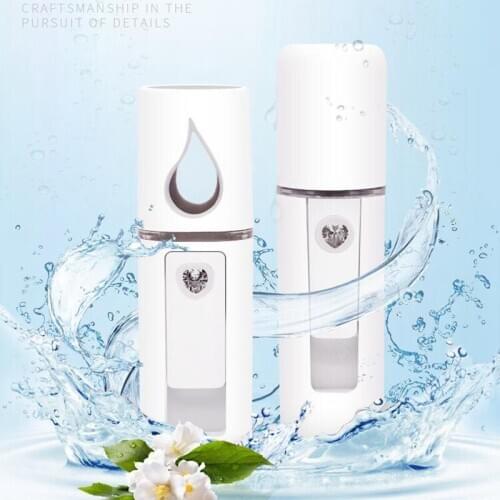 Explosive beauty steaming face instrument USB charging convenient face humidifier handheld nano cold spray water replenishment i