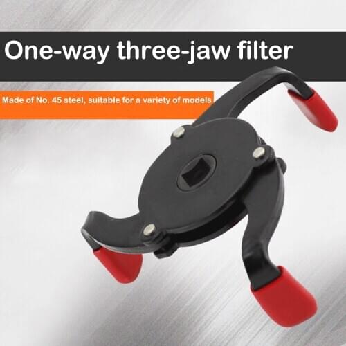 One-Way Three-Jaw Filter Wrench Change Machine Oil Grid Filter Wrench Oil Filter Wrench Tool With 3 Jaw Remover Toolr Car tools