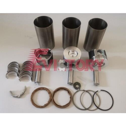 Yanmar 3TNE84 3D84E-3 overhaul kit piston liner bearing gasket valve pump rod