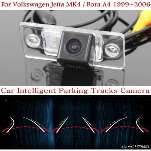 Lyudmila Car Intelligent Parking Tracks Camera FOR Volkswagen Jetta MK4 / Bora A4 1999~2006 Car Reverse Rear View Camera