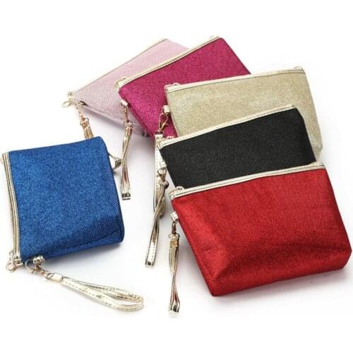 Fashion Ladies Makeup Bag Canvas Women Cosmetic Bag Toiletry Bag Girls Storage Travel Organizer Luxury Glitter Waterproof