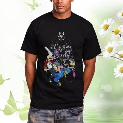 Homestuck Mens T-Shirt - Giant Character Pile Up Betas Image