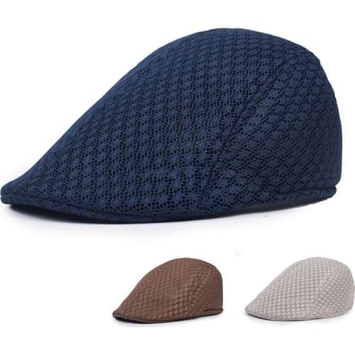 2021 New Mens Casual Beret Hat Newsboy Hat Spring and Autumn Retro Wild Casual Hats Unisex Wild Boina Cap