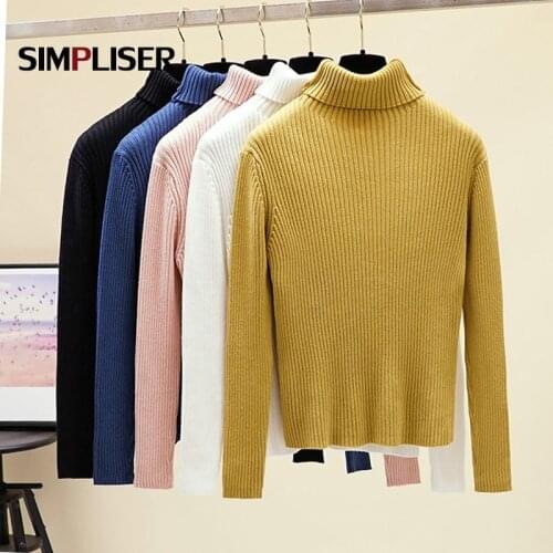 Autumn Winter Turtleneck Sweaters For Women 2020 New Female Pullovers Thick Winter Clothes Lady Knit Sweater Cashmere Femme Pull