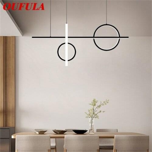 OUFULA Pendant Lights Contemporary Nordic Simple LED Lamp Creative Fixture For Home Decoration