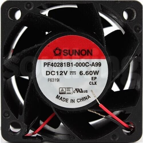 PF40281B1-000C-A99 4028 12V 6.60W DC cooling fan 6 Month Warranty