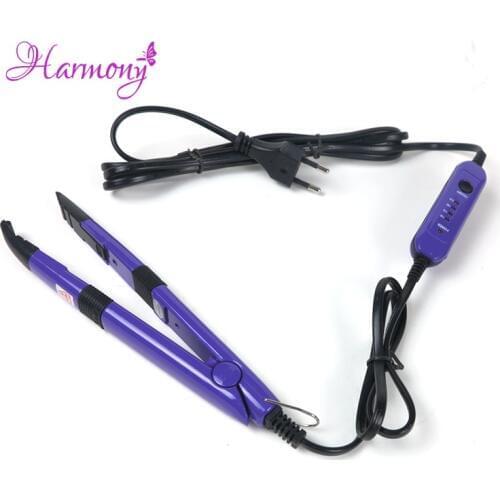 2pcs/lot Purple Color Professional flat U tip Hair Extension Iron Mini Iron Connector 4Colors Optional