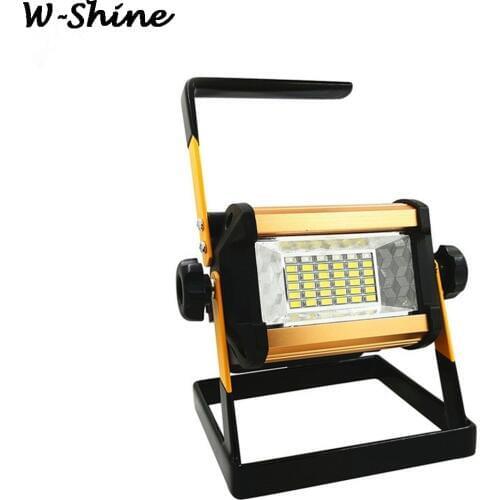 50W LED Flood Light 360 Degree Rotation 24 LED Light Outdoor Waterproof 3 Modes Lighting Spotlight Portable Construction Lamp