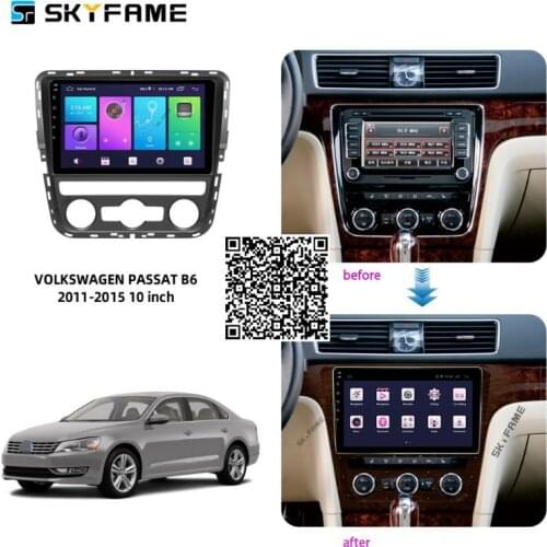 SKYFAME 4+64G For VW Passat/Magotan/Variant B6/B7 2011-2015 Car Radio Stereo Android Multimedia System GPS Navigation DVD Player