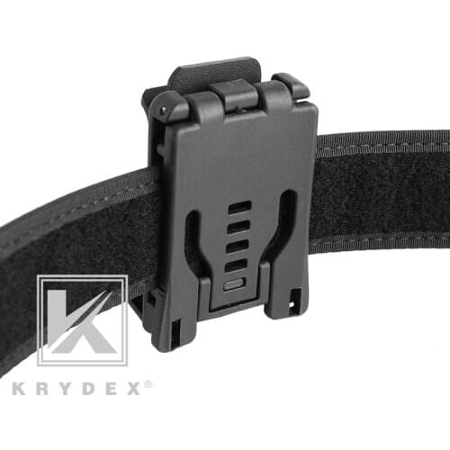 KRYDEX IPSC Tactical MOLLE Earphone Stand Compatible w/ 1.5"-2" Belt For Peltor MSA IMPACT Walkers Razor Sport Headset Holder