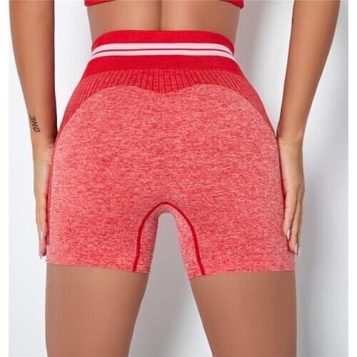 Seamless Shorts For Women Spandex 4 Color Short Workout Legging High Waist Push Up Gym Shorts Fitness Soprt Scrunch Short