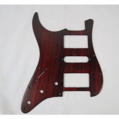 1PCS left hand solid Ailanthus wood GUITAR Pickguard HSH