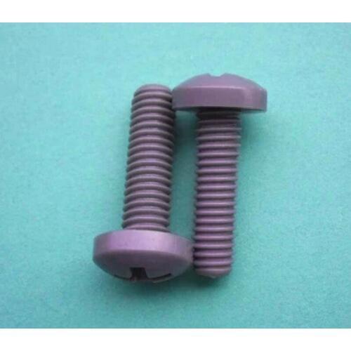 20pcs M6 PVC nylon bolts phillips screw pan bolt plastic screws 10mm~60mm length
