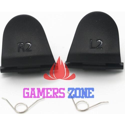 30sets=120pcs Black For DualShock 4 001 011 R2 L2 Replacement Trigger Buttons + Springs for PS4 Controller