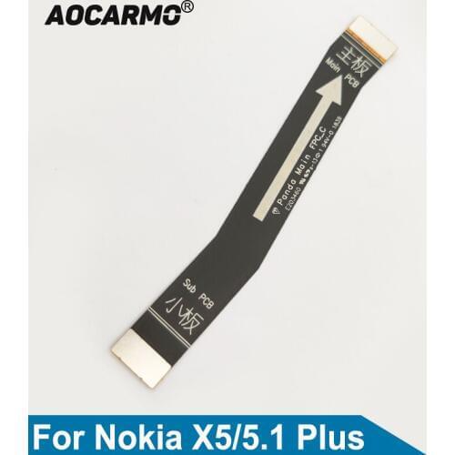 Aocarmo Main Board Connector Motherboard Connection Flex Cable Replacement For Nokia X5/ 5.1 Plus