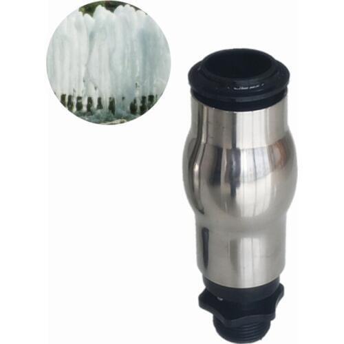 DN25 1" Stainless Steel Plastic European Style Ice Tower Fountain Nozzles For Garden Pond Pool