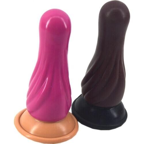 Bud Shape Dildo Anal Plug Adult Toys Stimulate Simulation Penis Female Masturbating Massage Dildos Sex Goods for Woman Couple