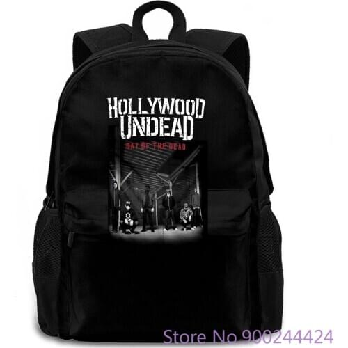 Hollywood Undead Day of The Dead Black adult women men backpack laptop travel school adult student