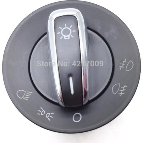 Chrome Headlight Switch Fog Head Light Lamp Knob Button 3BD 941 531 A 3BD941531 For VW Golf MK4 Jetta 4 Bora For Passat B5