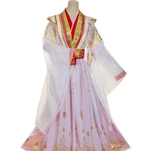 Chinese Anime Tian Guan Ci Fu Xie Lian Cos Costume Yue Shen Platinum Peacock Cosplay Costmes Hanfu Antique Clothing Full Set
