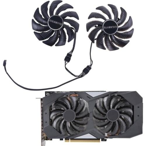 High Quality 88mm DC 12V PLD09210S12HH 4Pin Cooling Fan for Gigabyte GeForce GTX 1660 1660Ti Graphics Card Cooler Fan Wholesale
