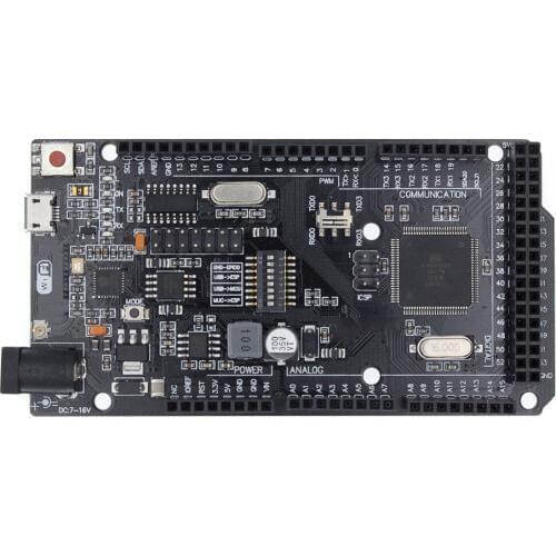 Mega2560 + WiFi R3 ATmega2560+ESP8266 32Mb memory USB-TTL CH340G. Compatible for Arduino Mega NodeMCU For WeMos MEGA 2560