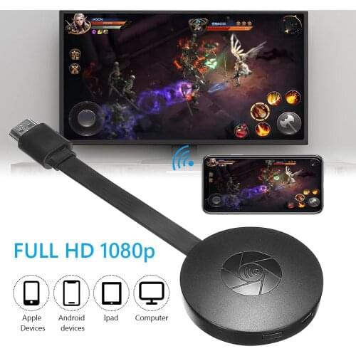 Miracast Android Dongle Mirascreen Wifi HDMI-compatible Airplay TV Stick Wireless Display Receiver 1080P Media Streamer Adapter