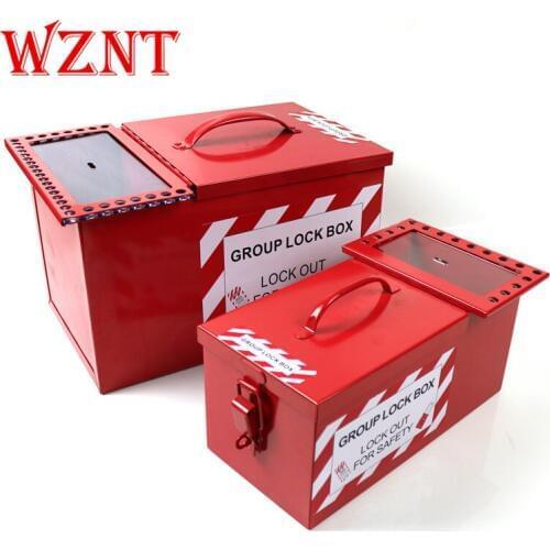 NT-K07 NT-K08 Portable Group Lock Steel Box Plate Safety Lockout Kit station