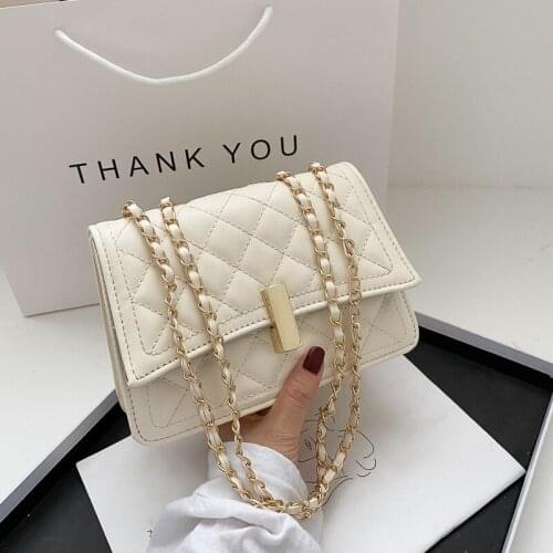 Hot Style Rhombus PU Leather For Women Handbags Purses Ladies Crossbody Shoulder Bag Girls Chain Mini Phone Bags Bolsos Feminina