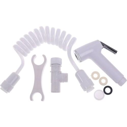 ABS Portable Bidet Sprayer Set Handheld Adapter Bracket Toilet Cleaning Tools