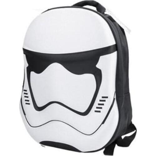Star Wars Knapsack Darth Vader Stormtrooper Black and White Childrens Boys Girls Anime Bag Kids School Backpack 3D Backpacks