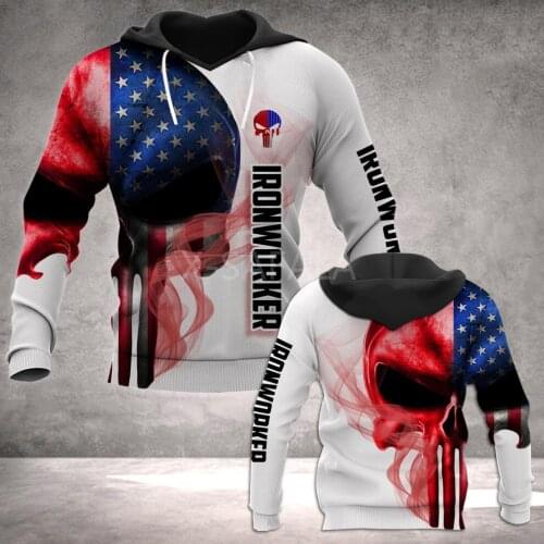 Skull HD Multicam Welder 3D Print Hoodie Man Women Harajuku Outwear Zipper Pullover Sweatshirt Casual Unisex Jacket-1