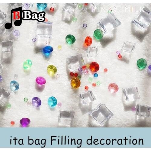 Ita Bag Decoration accessories simulation ice block Diamonds ornaments Beautify decorate Photo Props Lolita ita bag decorate