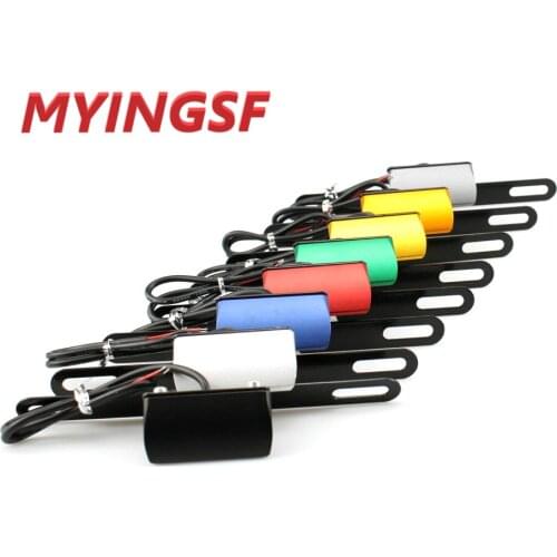 Universal License Plate LED Light For YAMAHA FZS 600 1000 FZ6 FZ1 FZ8 FAZER FZ07 FZ09 FZ10 FZ16 FZ25 FZ03 Motorcycle Accessories