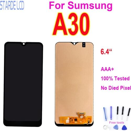 6.4"LCD For Samsung Galaxy A30 LCD Display Touch Screen Panel With Frame Digitizer Glass Assembly For Samsung A305 A305/DS A305F