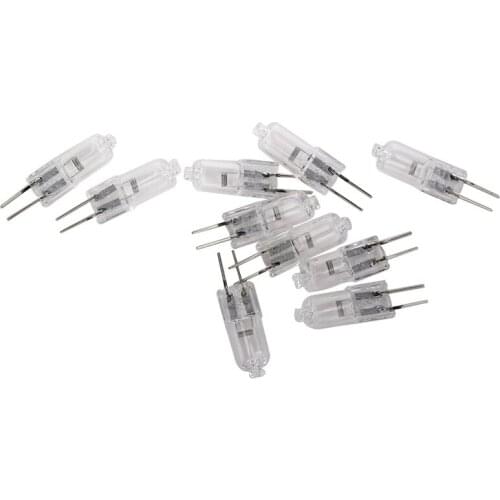 10 pcs, G4 halogen lamp 12V 35W pin lamp warm white