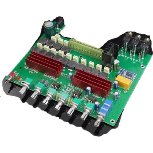 100W+50W*2+50W+50W*2 4.2 Bluetooth Amplifier Board A600 5.1 Channel Amplifier Board with High and Low Sound Adjustment Preamp