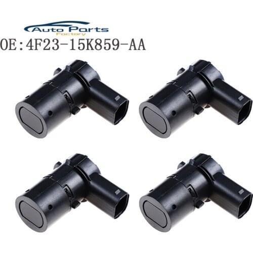 4PCS New Parking PDC Ultrasonic Sensor For Ford Escape Explorer E-150 E-250 E-350 E-450 Lincoln 4F23-15K859-AA 4F2315K859AA