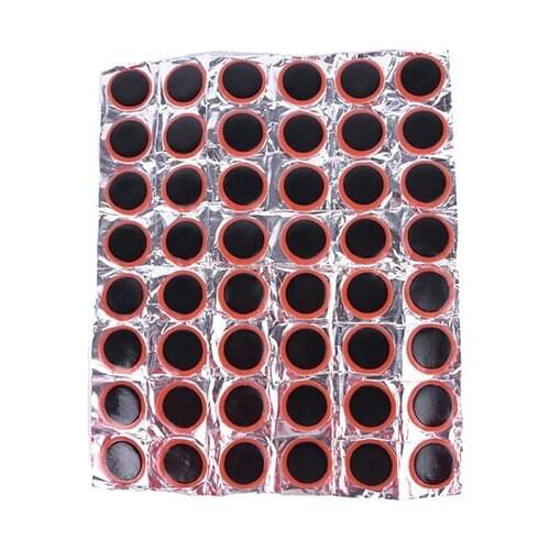 48Pcs/Lot High grade 29mm Round Bicycle Tyre Piece Service Patch Bike Tyre Inner Tube Prick Repair Pad
