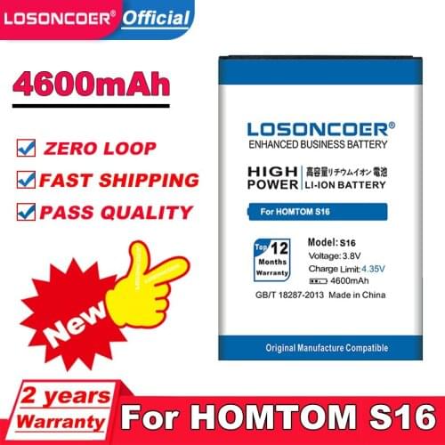 LOSONCOER S16 4200mAh For HOMTOM S16 Battery