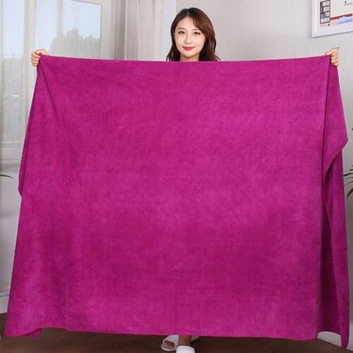 200X100Beauty Salon Bath Towel and Face Towel Massage Quick-Dry Special Large Towel Thick Microfiber Absorbent Soft Steaming Tow