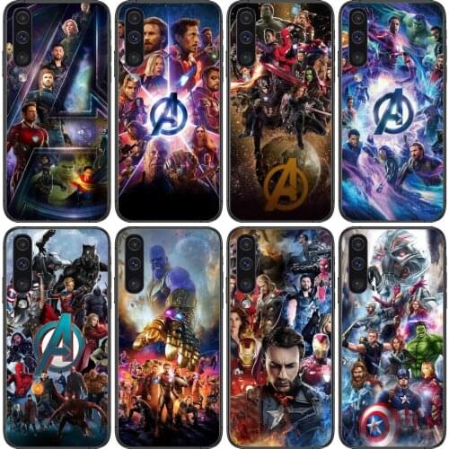 Marvel Comics Phone cover hull For SamSung Galaxy S8 S9 S10E S20 S21 S5 S30 Plus S20 fe 5G Lite Ultra black soft case