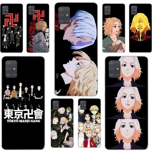 Tokyo Revengers Cute Phone Case for Samsung Galaxy A21S A32 A41 A52 A72 A71 A70 4G/5G S10 S20 S21 Plus Ultra Anime Cartoon Cover