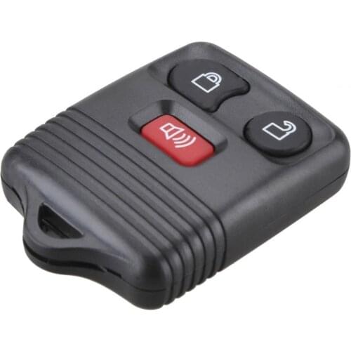 Black 3 Buttons Auto Car Keyless Entry Replacement Remote Key Fob Shell Case for Ford